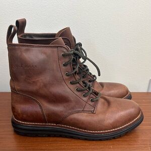 Cole Haan Women’s Brown Lace Up Boots